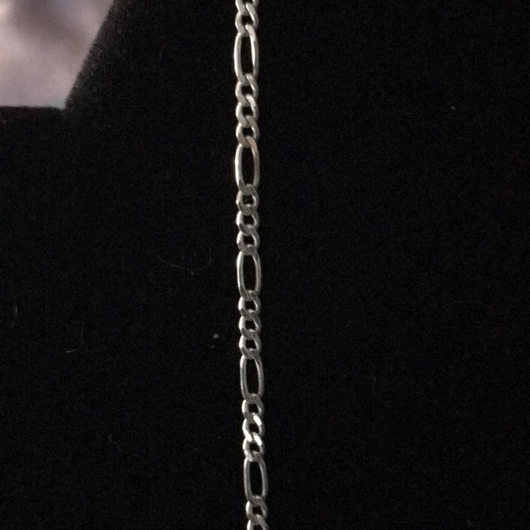 Mens 18” SS Figaro Chain - Picture 2 of 3
